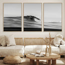 Black Wave Wall Art Canvas Print – Framed Abstract Surf by MyGreatCanvas | Canvas Wall Art Prints | Photo Prints & Wall Decor