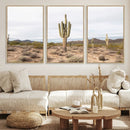 Saguaro Cactus Wall Art Canvas Print – Framed Desert