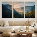 Yosemite Valley Wall Art Canvas Print – Framed Mountain