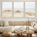 Beach Dunes Wall Art Canvas Print – Framed Serene Coastal by MyGreatCanvas | Canvas Wall Art Prints | Photo Prints & Wall Decor