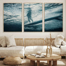 Underwater Surf Wall Art – Framed Ocean Wave Canvas Artwork, by MyGreatCanvas | Canvas Wall Art Prints | Photo Prints & Wall Decor