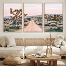 Joshua Tree Park Wall Art Canvas Print – Framed Desert Road by MyGreatCanvas | Canvas Wall Art Prints | Photo Prints & Wall Decor