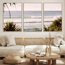 Ocean Surfer Wall Art Canvas Print – Framed Coastal Surf Art by MyGreatCanvas | Canvas Wall Art Prints | Photo Prints & Wall Decor