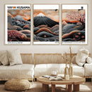 Yayoi Kusama Wall Art Canvas Print – Framed Japanese Dot Art