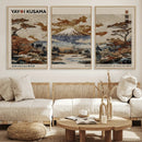 Yayoi Kusama Wall Art Canvas Print – Framed Modern Japanese