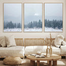 Winter Forest Wall Art Canvas Print – Framed Snowy Landscape by MyGreatCanvas | Canvas Wall Art Prints | Photo Prints & Wall Decor