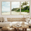 Relaxing Beach Wall Art Canvas Print – Framed Ocean View