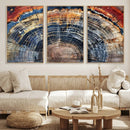 Tree Rings Wall Art Canvas Print – Framed Petrified Wood by MyGreatCanvas | Canvas Wall Art Prints | Photo Prints & Wall Decor