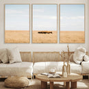 Bison Grassland Wall Art – Framed Minimal Nature Canvas by MyGreatCanvas | Canvas Wall Art Prints | Photo Prints & Wall Decor