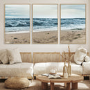 Ocean Wall Art Canvas Print – Moody Coastal Seascape Scene