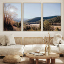 Rustic Landscape Wall Art Canvas Print – Serene Valley Scene
