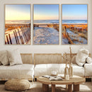 Ocean Sunset Wall Art Canvas Print – Nautical Beach