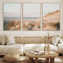 Beach Landscape Wall Art Canvas Print – Framed Sand Dune