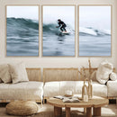 Surfer on Wave Wall Art Canvas Print – Framed Ocean by MyGreatCanvas | Canvas Wall Art Prints | Photo Prints & Wall Decor