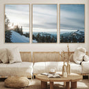 Snowy Mountains Wall Art Canvas Print – Framed Alpine by MyGreatCanvas | Canvas Wall Art Prints | Photo Prints & Wall Decor
