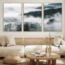 Foggy Forest Landscape Wall Art Canvas Print – Misty by MyGreatCanvas | Canvas Wall Art Prints | Photo Prints & Wall Decor