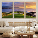 Pebble Beach Golf Wall Art Canvas Print – Iconic Coastal by MyGreatCanvas | Canvas Wall Art Prints | Photo Prints & Wall Decor