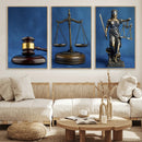 Legal Justice Wall Art Canvas Print – Gavel, Scales & Lady by MyGreatCanvas | Canvas Wall Art Prints | Photo Prints & Wall Decor