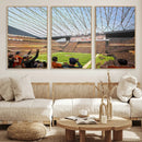 Cleveland Browns Stadium Wall Art Canvas Print – Framed NFL