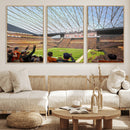 Cleveland Browns Stadium Wall Art Canvas Print – Framed NFL