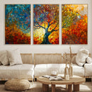 Yggdrasil Tree of Life Mosaic Stained Glass Wall Art, Tree by MyGreatCanvas | Canvas Wall Art Prints | Photo Prints & Wall Decor