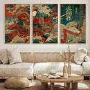 Tsukioka Yoshitoshi Samurai Wall Art – Japanese Katana by MyGreatCanvas | Canvas Wall Art Prints | Photo Prints & Wall Decor