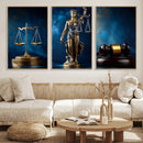 Justice Scales Statue Wall Art, Lady Justice Canvas Print, by MyGreatCanvas | Canvas Wall Art Prints | Photo Prints & Wall Decor