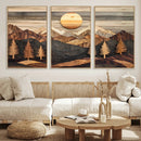 Wood Mountain Wall Art Canvas Print – Layered Forest and by MyGreatCanvas | Canvas Wall Art Prints | Photo Prints & Wall Decor