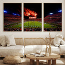 Jordan-Hare Football Stadium Wall Art Canvas Print, Football by MyGreatCanvas | Canvas Wall Art Prints | Photo Prints & Wall Decor