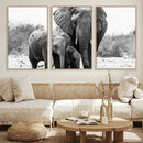 Elephant Family Africa Wall Art Canvas Print by MyGreatCanvas | Canvas Wall Art Prints | Photo Prints & Wall Decor