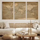 World Map Canvas Print – Framed Travel Map Wall Art for by MyGreatCanvas | Canvas Wall Art Prints | Photo Prints & Wall Decor