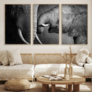 Elephant Family Wall Art Canvas, Framed Elephant Family by MyGreatCanvas | Canvas Wall Art Prints | Photo Prints & Wall Decor