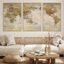 World Map Canvas Print – Detailed Map of the World Wall Art by MyGreatCanvas | Canvas Wall Art Prints | Photo Prints & Wall Decor