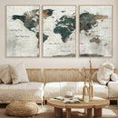 World Map Canvas Print – Framed Travel Map Wall Art for by MyGreatCanvas | Canvas Wall Art Prints | Photo Prints & Wall Decor