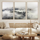 Foggy Forest Wall Art Canvas Print, Misty Pine Tree by MyGreatCanvas | Canvas Wall Art Prints | Photo Prints & Wall Decor