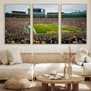 Green Bay Packers Stadium Wall Art Canvas Print, Lambeau