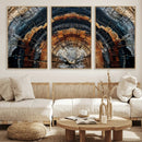 Abstract Wood Grain Canvas Print, Tree Ring Pattern Wall by MyGreatCanvas | Canvas Wall Art Prints | Photo Prints & Wall Decor