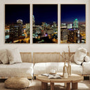 Atlanta Skyline Wall Art Canvas Print – Modern Cityscape by MyGreatCanvas | Canvas Wall Art Prints | Photo Prints & Wall Decor