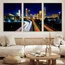 Atlanta Skyline Wall Art Canvas Print, Atlanta Downtown by MyGreatCanvas | Canvas Wall Art Prints | Photo Prints & Wall Decor