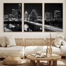 Austin Skyline Wall Art Canvas Print, Austin Downtown Night by MyGreatCanvas | Canvas Wall Art Prints | Photo Prints & Wall Decor