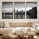 Chicago Wall Art Canvas Print, Chicago City Downtown Night by MyGreatCanvas | Canvas Wall Art Prints | Photo Prints & Wall Decor
