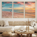 Beach Walk Wall Art Canvas Print – Soft Coastal Photography by MyGreatCanvas | Canvas Wall Art Prints | Photo Prints & Wall Decor