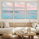 Ocean Wave Wall Art Canvas Print, Pastel Surf Seascape by MyGreatCanvas | Canvas Wall Art Prints | Photo Prints & Wall Decor