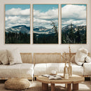 Mountain Forest Wall Art Canvas Print, Alpine Pine Tree by MyGreatCanvas | Canvas Wall Art Prints | Photo Prints & Wall Decor