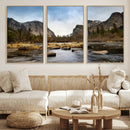 Yosemite Valley Mountain Landscape Wall Art Canvas Print, by MyGreatCanvas | Canvas Wall Art Prints | Photo Prints & Wall Decor
