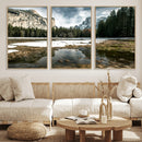 Yosemite Valley Mountain Wall Art Canvas Print, Granite by MyGreatCanvas | Canvas Wall Art Prints | Photo Prints & Wall Decor