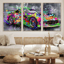Graffiti Sports Car Street Art Wall Art Canvas Print, by MyGreatCanvas | Canvas Wall Art Prints | Photo Prints & Wall Decor