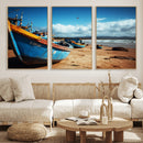Fishing Boats Wall Art Canvas Print, Coastal Boat Beach by MyGreatCanvas | Canvas Wall Art Prints | Photo Prints & Wall Decor