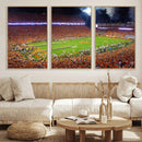 Clemson Football Stadium Wall Art Canvas Print, College by MyGreatCanvas | Canvas Wall Art Prints | Photo Prints & Wall Decor