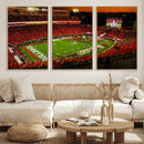 Georgia Bulldogs Stadium Wall Art Canvas Print, Sanford by MyGreatCanvas | Canvas Wall Art Prints | Photo Prints & Wall Decor